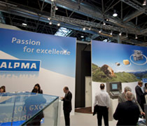 ALPMA Messestand auf der Interpack 2011