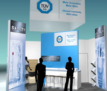 Messestand TÜV SÜD Industrie Service