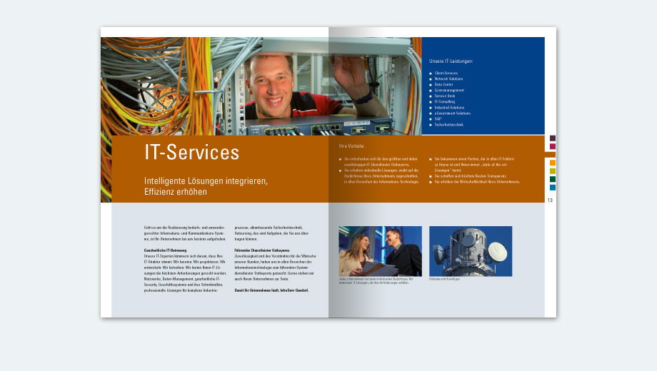 InfraServ Gendorf Unternehmensbroschüre Innenseite