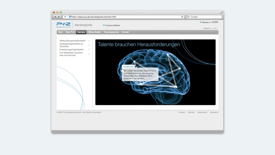 P+Z Engineering Karriereportal